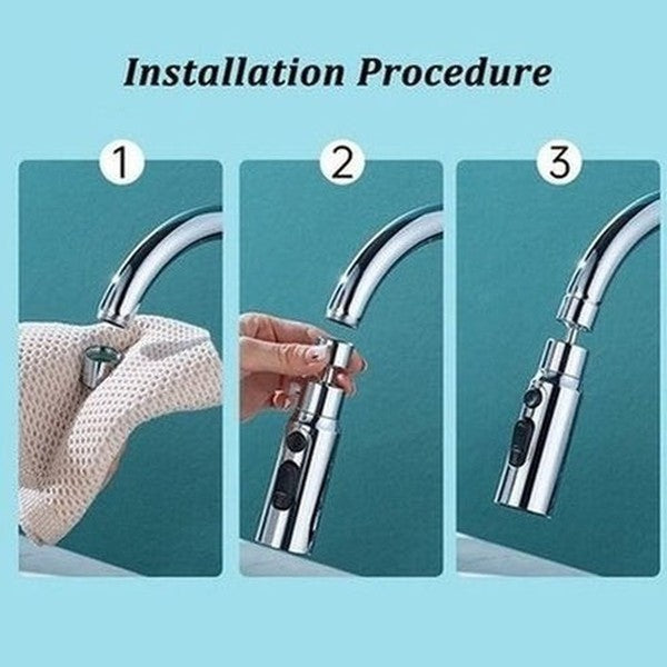 kitchen faucet aerator 3 modes bathroom splashback faucet extender adapter basin sprayer water saving faucet filter nozzle. faucet accessories. type: faucet aerators.