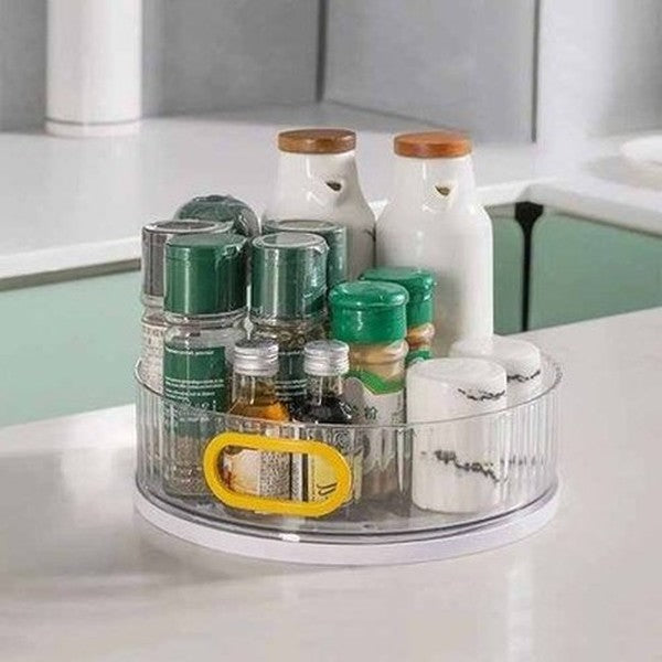 360 Degree Rotating Spice Rack Seasoning Box