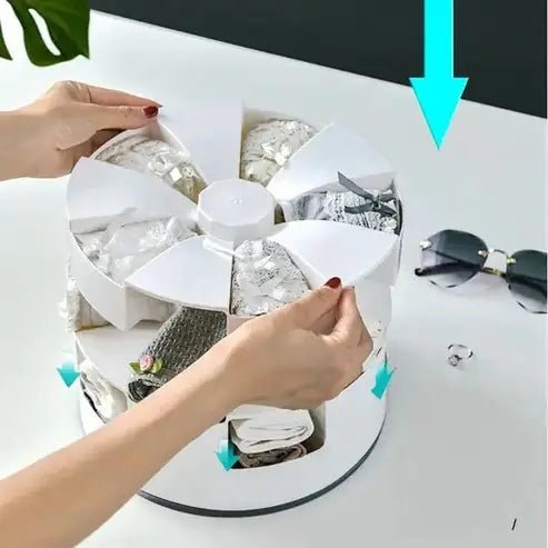 360° Rotating Multi-Function Storage Box