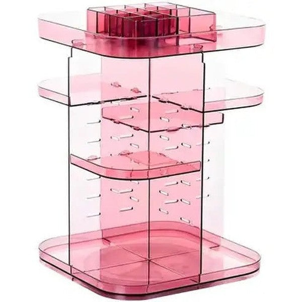Spacious and Adjustable Makeup and Jewelry Storage Tower