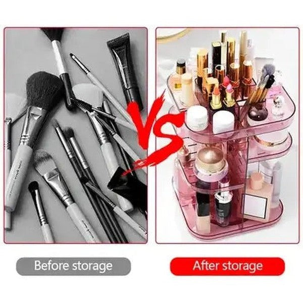 Spacious and Adjustable Makeup and Jewelry Storage Tower