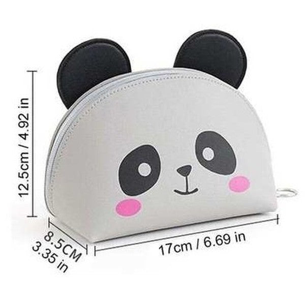 3D Cute Bear Panda Women Cosmetic Makeup Bag