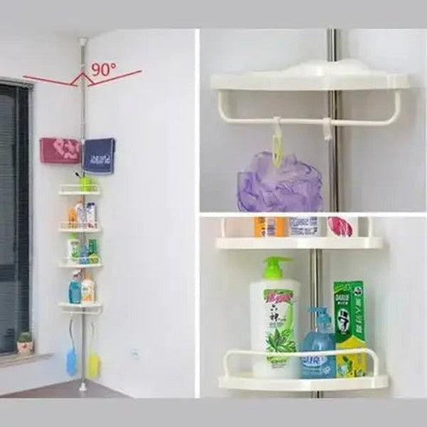 4 Tier Corner Storage Shower Shelves