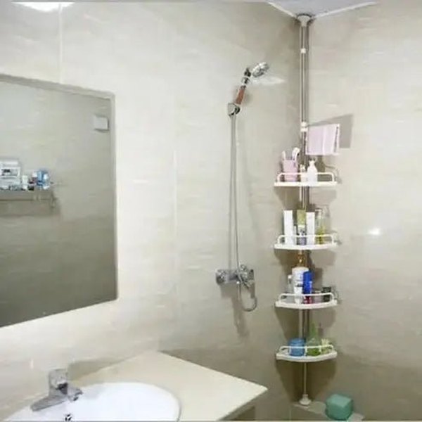 4 Tier Corner Storage Shower Shelves