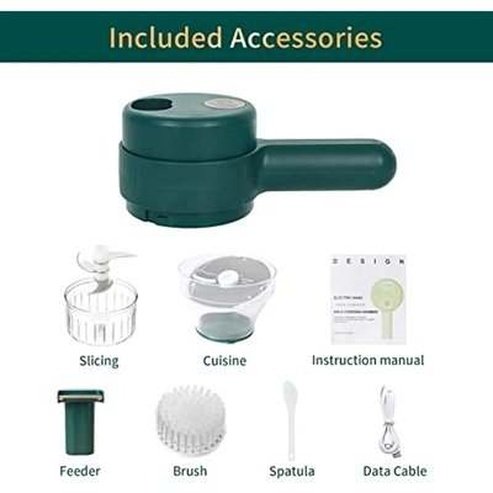 4 in 1 Handheld Electric Vegetable Slicer