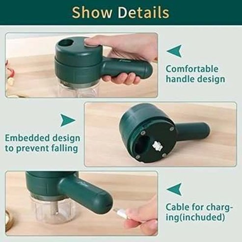 4 in 1 Handheld Electric Vegetable Slicer