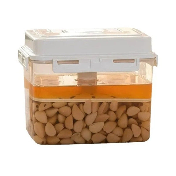 4/5L Kimchi Container – Portable Leakproof Fermentation Bin with Press Plate for Kitchen