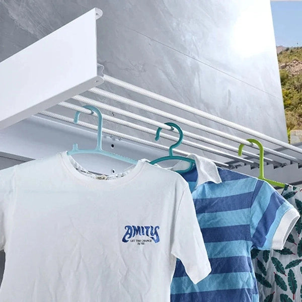 5-Cross Retractable Laundry Drying Rack – Folding Airer and Towel Rack