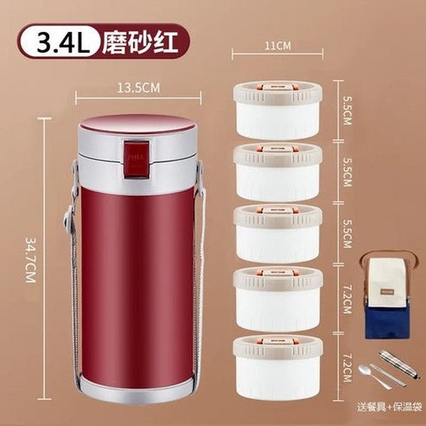 5-Layer Stainless Steel Food Warmer