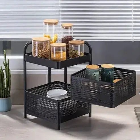 5-Tier Rolling Fruit and Vegetable Storage Cart