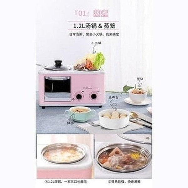 5 in 1 Coffee Toaster Sandwich Breakfast Machine