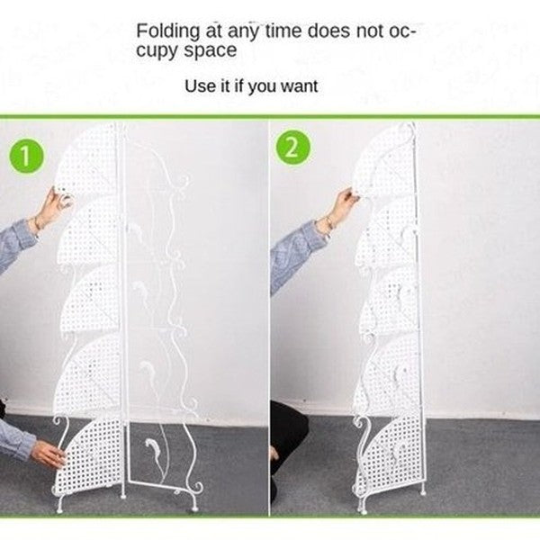 5 Tier Nordic Style Bathroom Storage Corner Rack