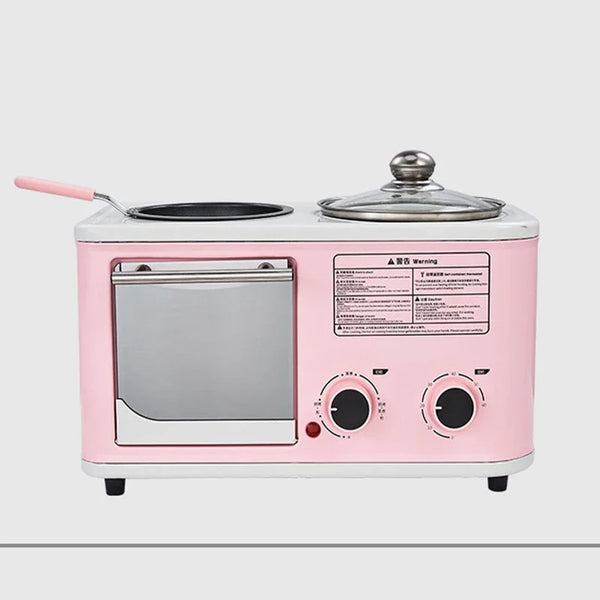 5L 4 in 1 Breakfast Maker, Mini Bread Maker