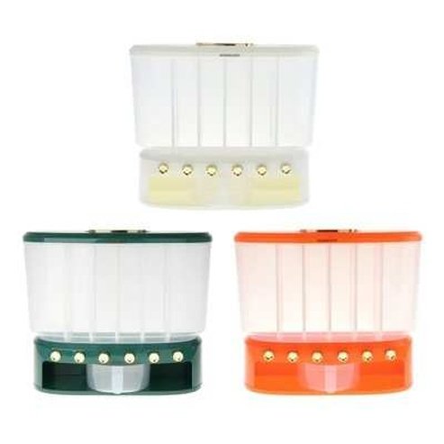 6 Grids Separate Rice Storage Box