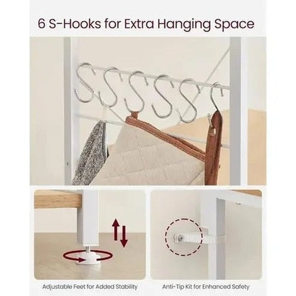 6-Hook Cabinet for Kitchen Islands