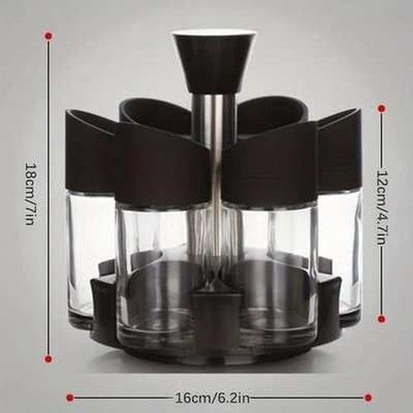 6-Jar Revolving Spice Rack