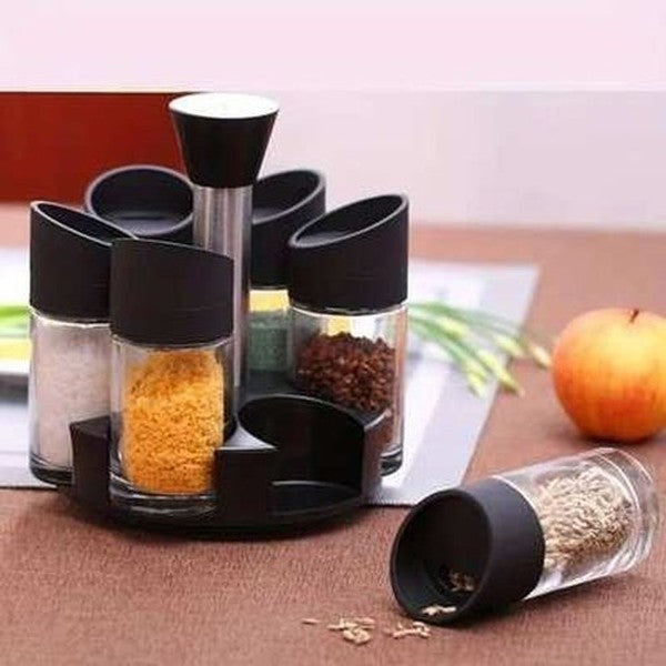 6-Jar Revolving Spice Rack