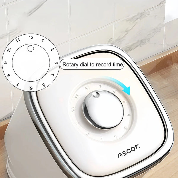 6KG Rice Storage Container with Sealed Cereal Dispenser