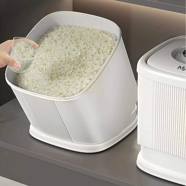 6KG Rice Storage Container with Sealed Cereal Dispenser