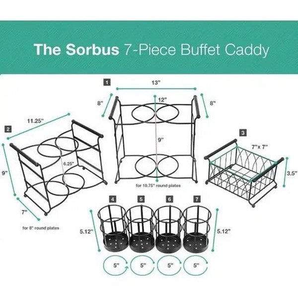 7-Piece Dish Rack Set