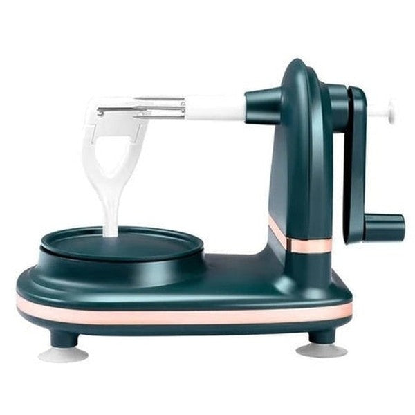 Portable Fruit Peeler and Slicer | Hand Crank Apple, Pear, and Vegetable