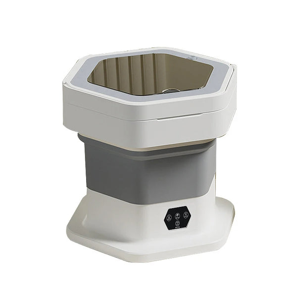 8L Portable Small Foldable Washing Machine with Spin Dryer
