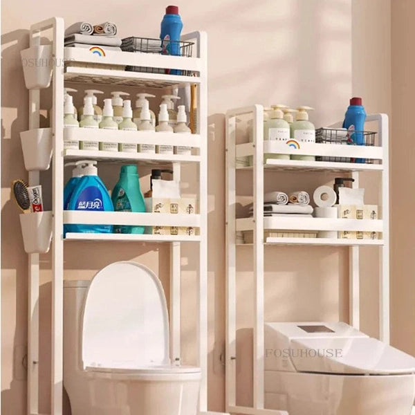 Above the Toilet Storage Shelf, Multifunctional Punch-free Toilet Floor Storage Rack