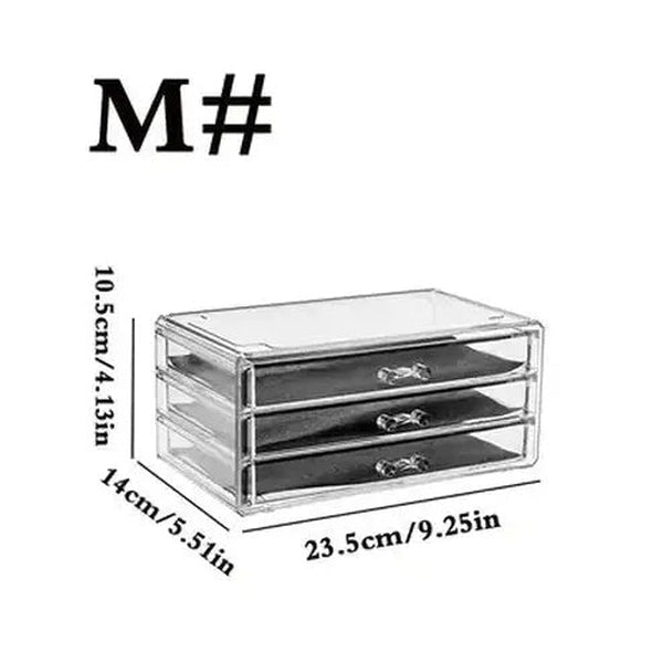 Acrylic Desktop Cosmetics Organizer Lipstick Storage Case