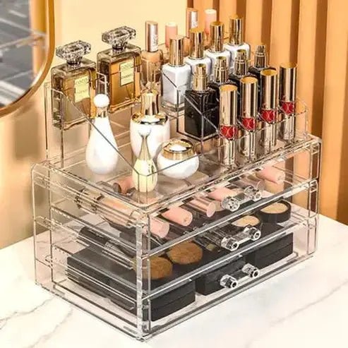 Acrylic Makeup Box for Chic Nail Polish and Lipstick Storage