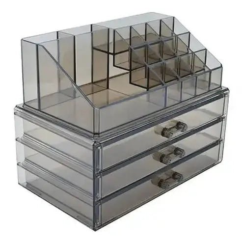 Acrylic Makeup Box for Chic Nail Polish and Lipstick Storage