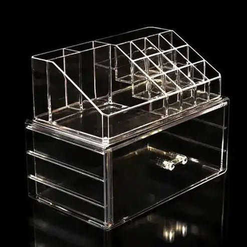 Acrylic Makeup Box for Chic Nail Polish and Lipstick Storage