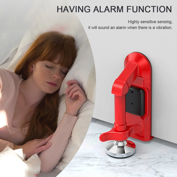 Alarm Door Stopper, Portable Anti-Theft Door Lock, Multifunctional Door Security Device