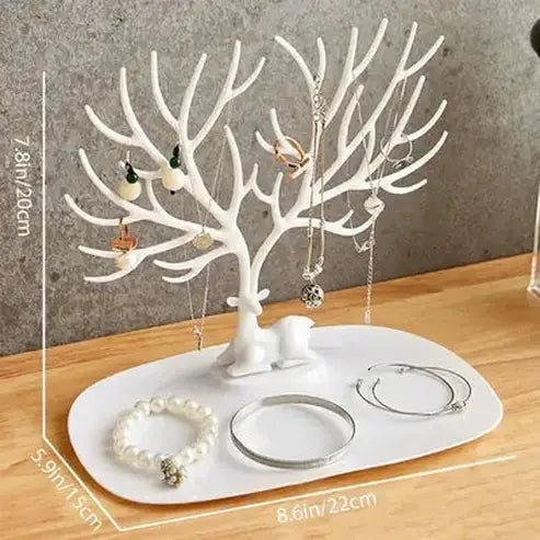 Artistic Antlers Jewelry Display Organizer Stand