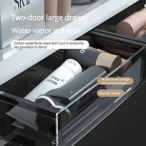 Bathroom Organizer Punch-free Wall-mounted Shelf