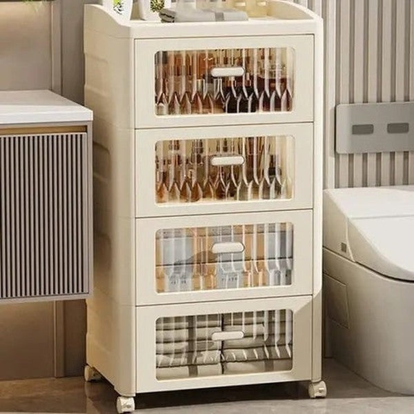Bathroom Storage Rack: Floor-to-Ceiling Toilet Cabinet
