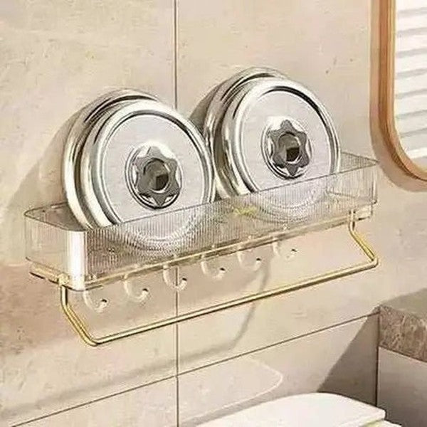 Bathroom Wall Mounted Towel Storage Rack