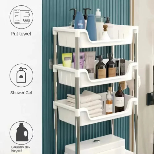 Bathroom Toilet Storage Rack Floor To Floor Toilet Rack
