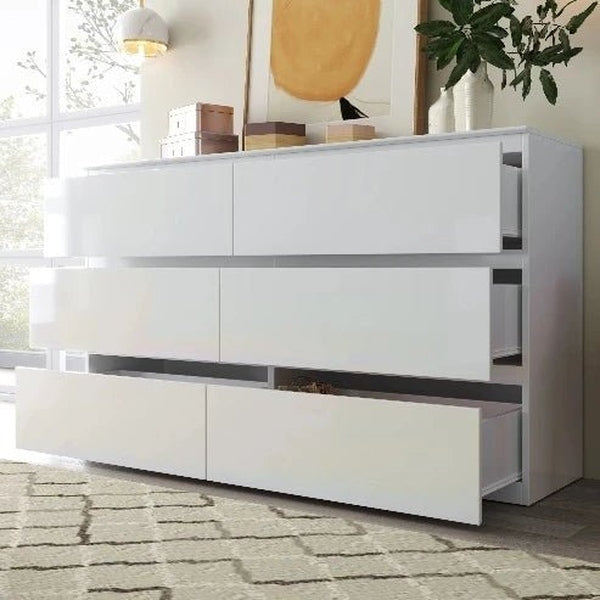 Bedroom Chest of Drawers with LED Mirror