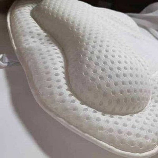 Breathable White Butterfly Bath Pillow for Ultimate Relaxation