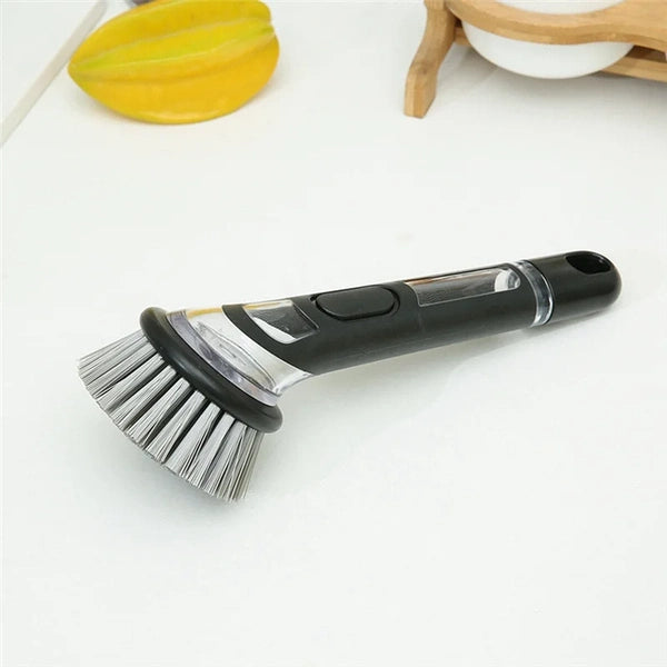 Brush for Washing Dishes, All-Purpose Dish Brush with Replaceable Heads