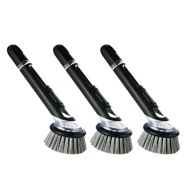 Brush for Washing Dishes, All-Purpose Dish Brush with Replaceable Heads