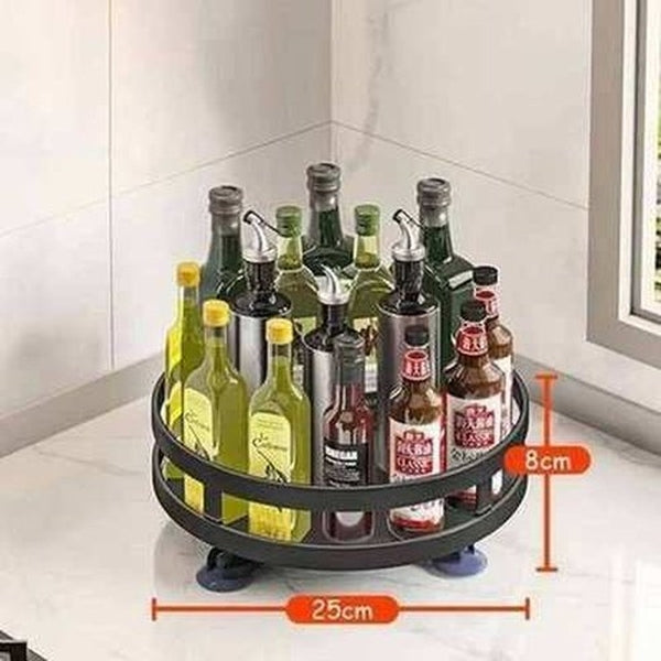 Carbon Steel Spice Rack Organizer for Kitchen Spices Storage