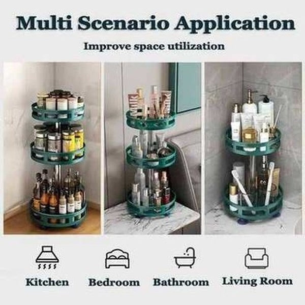 Carbon Steel Spice Rack Organizer for Kitchen Spices Storage