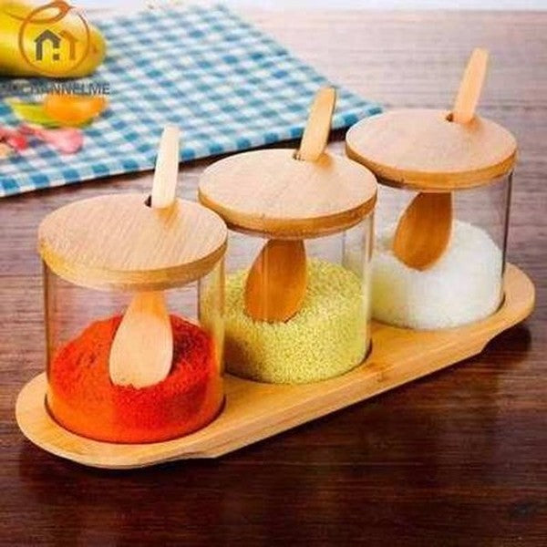 Castor Spice Bottle Glass Seasoning Bottle Salt Shaker
