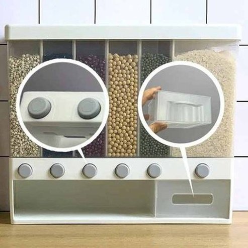 Cereal Rice Dispenser Moisture Plastic Automatic