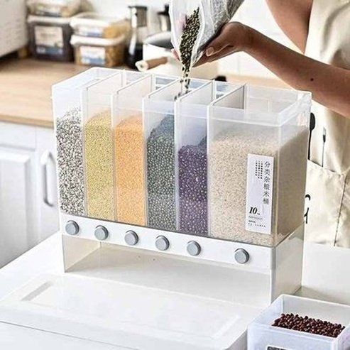 Cereal Rice Dispenser Moisture Plastic Automatic