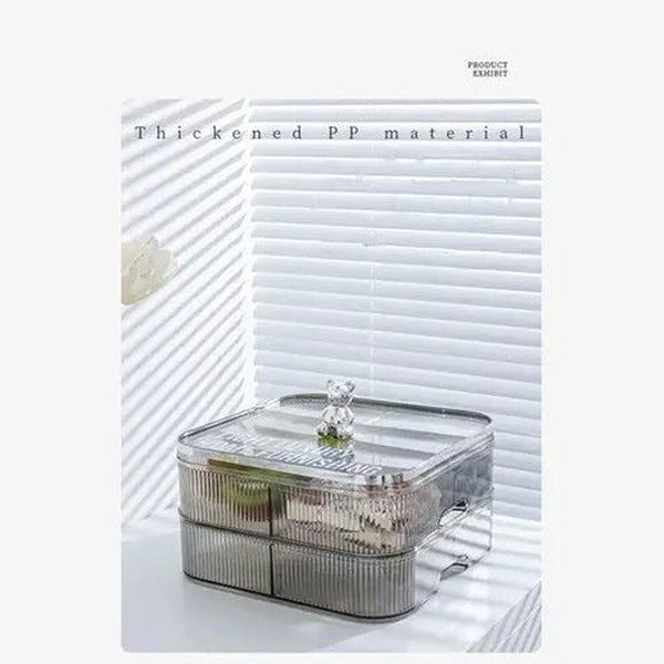 Chic Nordic Silver Bear Fruit Plate