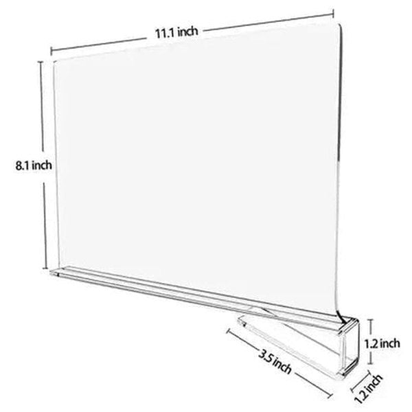 Clear Acrylic Closet Shelf Dividers