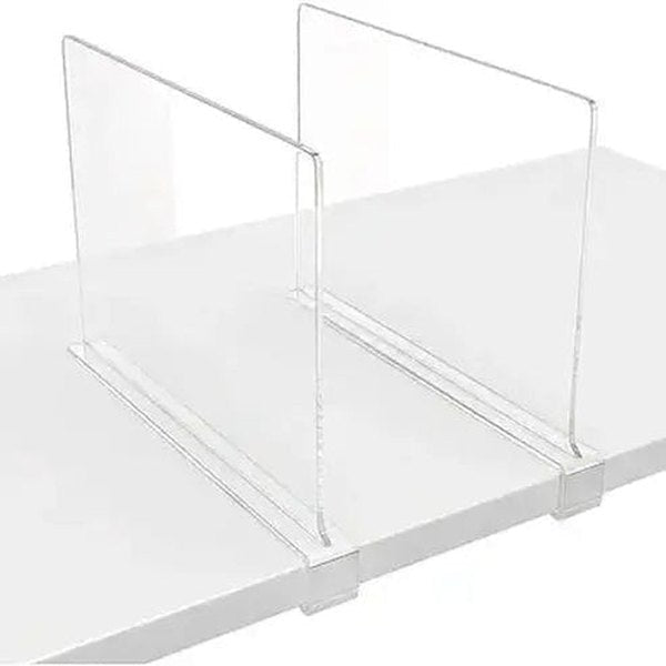 Clear Acrylic Closet Shelf Dividers