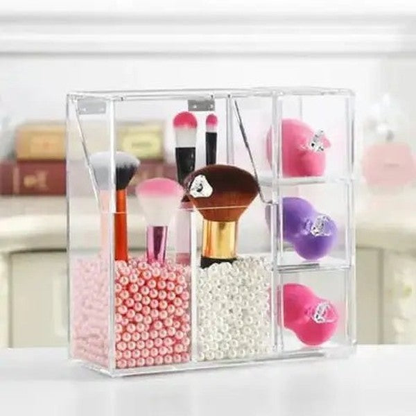 Clear Acrylic Multi-Functional Organizer